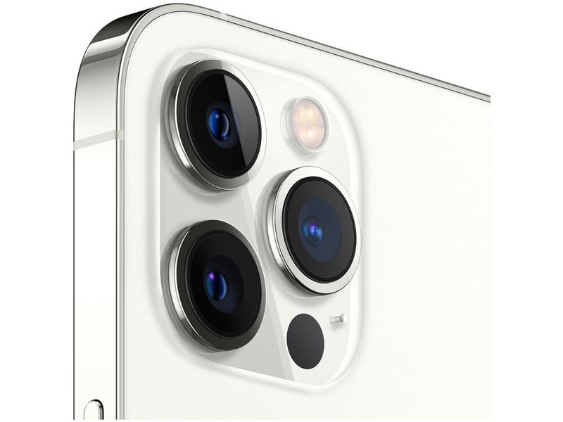 iPhone 12 Pro Max Apple 256GB Prateado 6,7” - Câm. Tripla 12MP iOS